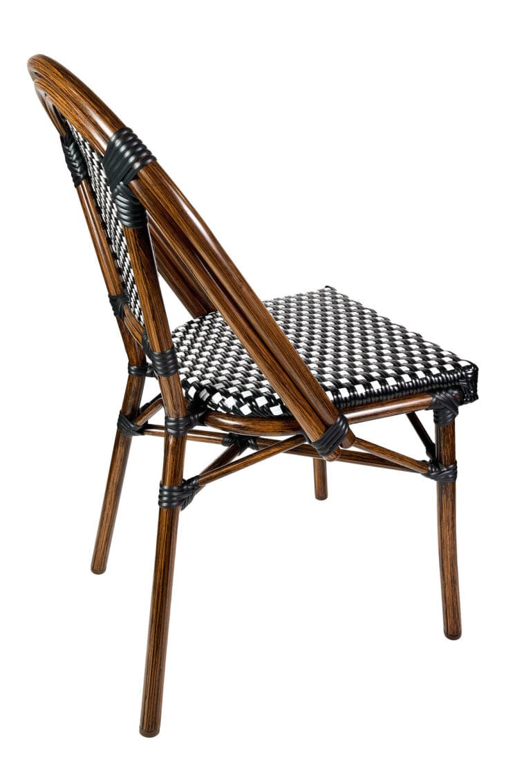 Toulouse Black and White French Bistro Set Includes 40