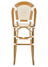 Toulouse White and Beige French Bistro Barstool BBPWB-AX-T