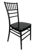 Chivari Black Aluminum Chiavari Chair CCAB-AX-T