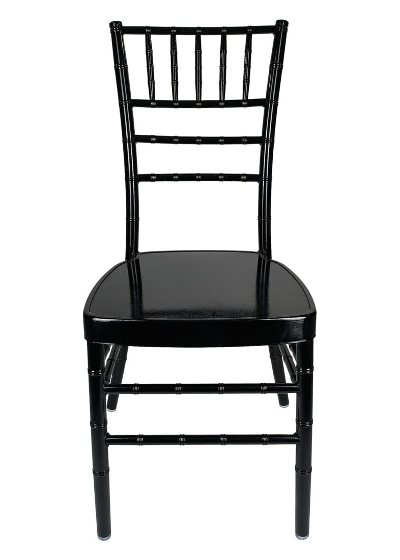 Chivari Black Aluminum Chiavari Chair CCAB-AX-T
