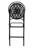 Chivari Black Barcelona Bistro Barstool with Round Seat and Back by Chivari (Per Chair Price Shown – Sold only in Quantities of 2) BBBRRB-AX-T