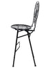 Chivari Black Barcelona Bistro Barstool with Round Seat and Back by Chivari (Per Chair Price Shown – Sold only in Quantities of 2) BBBRRB-AX-T