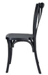 Chivari Black X-Leg Farm Table Dining Set Set with 10 Chairs TFARM-BLACK-X-LEG-KIT-CXR-AX