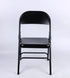 Chivari 100 Pack Black Plastic Folding Chair and Cart Bundle with Strap CFPB-100GCRTS-KT