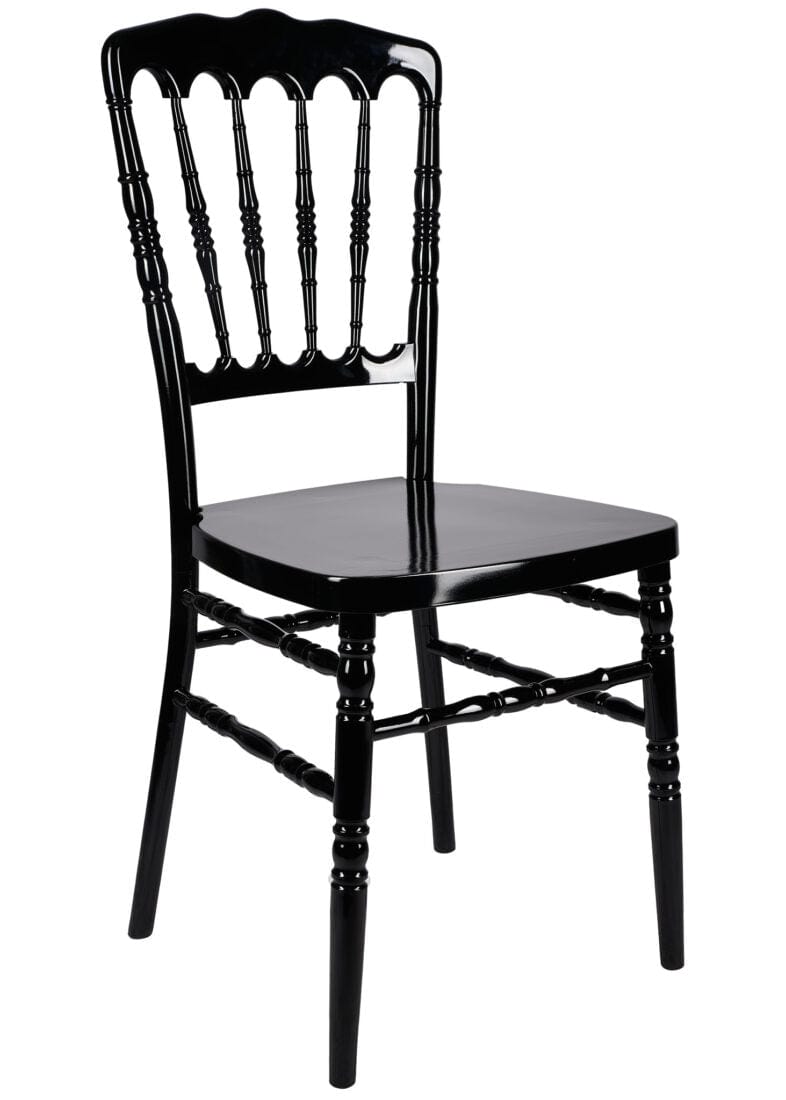 Chivari 40 Chair Pack Black Steel Skeleton™ Resin Napoleon Chair CNRB-ST-CX-40