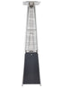 Chivari Black Propane Pyramid Patio Heater 43000 BTU with Cover HEAT-PYR43KBTU-BLK