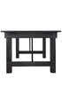 Chivari 72″ x 40″ (6 Foot ) Black Rectangle Straight Leg Straight Leg Wood Farm Table TFARMRT7240-BLACK-S-LEG-AX-T