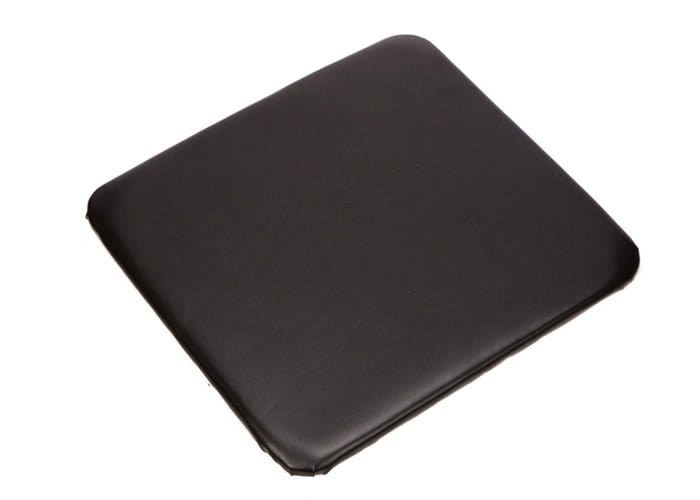 Chivari Black Replacement Vinyl Cushion for Wood Folding Chairs CUSHFOLDWOODBLK-AX-T