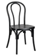 Chivari Black Resin Bentwood Chair CBRB-ZG-T