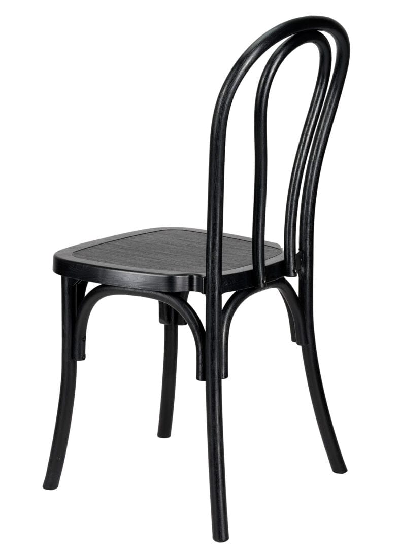 Chivari Black Resin Bentwood Chair CBRB-ZG-T