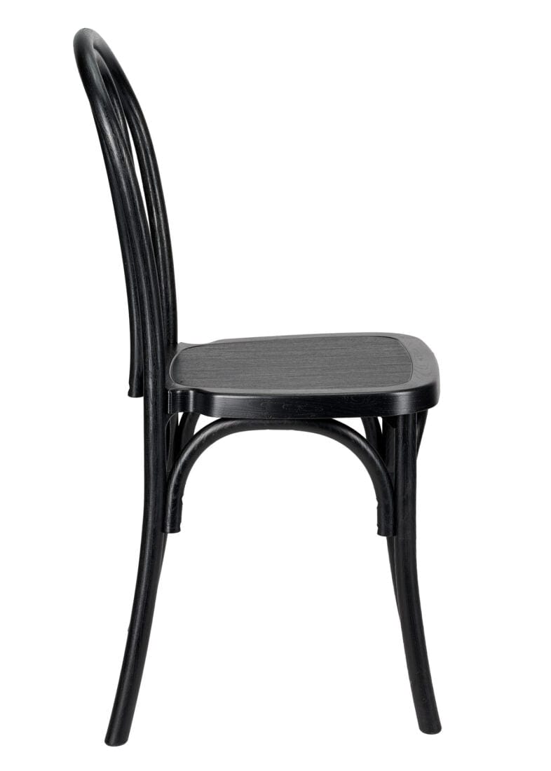 Chivari Black Resin Bentwood Chair CBRB-ZG-T