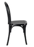 Chivari Black Resin Bentwood Chair CBRB-ZG-T