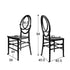 Chivari Black ToughResin™ Infinity Chair CIRB-ZG-T