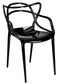Chivari Black Resin Orbit Chair CSRB-ZG-T