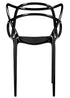 Chivari Black Resin Orbit Chair CSRB-ZG-T