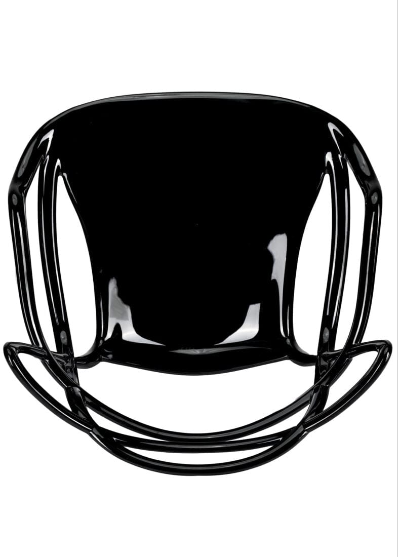 Chivari Black Resin Orbit Chair CSRB-ZG-T