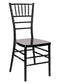 Chivari Black Resin Steel Skeleton™ Chiavari Chair CCRB-STEEL-AX-T