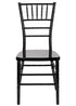 Chivari Black Resin Steel Skeleton™ Chiavari Chair CCRB-STEEL-AX-T