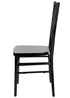 Chivari Black Resin Steel Skeleton™ Chiavari Chair CCRB-STEEL-AX-T
