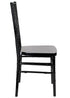 Chivari Black Resin Steel Skeleton™ Chiavari Chair CCRB-STEEL-AX-T