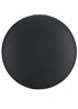 Chivari Black Licorice Round Vinyl Panel Back Back Cushion CUSH-PANVIN-RDBLA-ZG-T