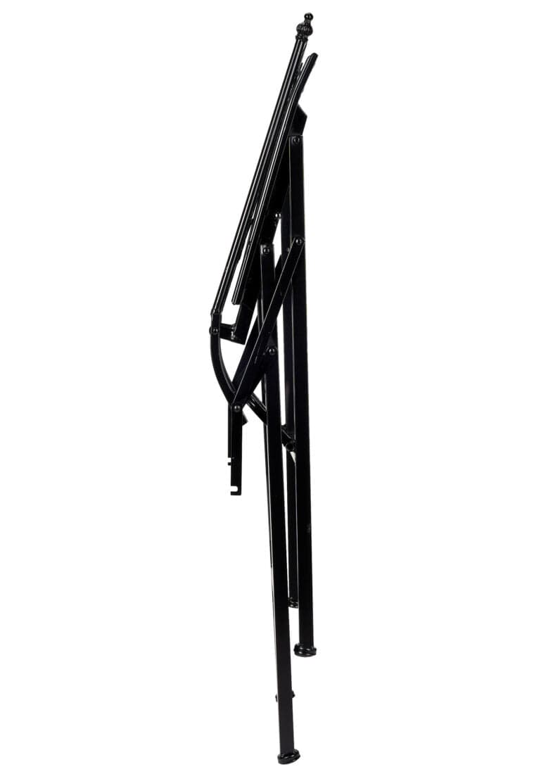 Chivari Barcelona Bistro Barstool Black with Square Seat and Back by Chivari BBBMB-AX-T
