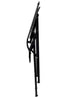 Chivari Barcelona Bistro Barstool Black with Square Seat and Back by Chivari BBBMB-AX-T