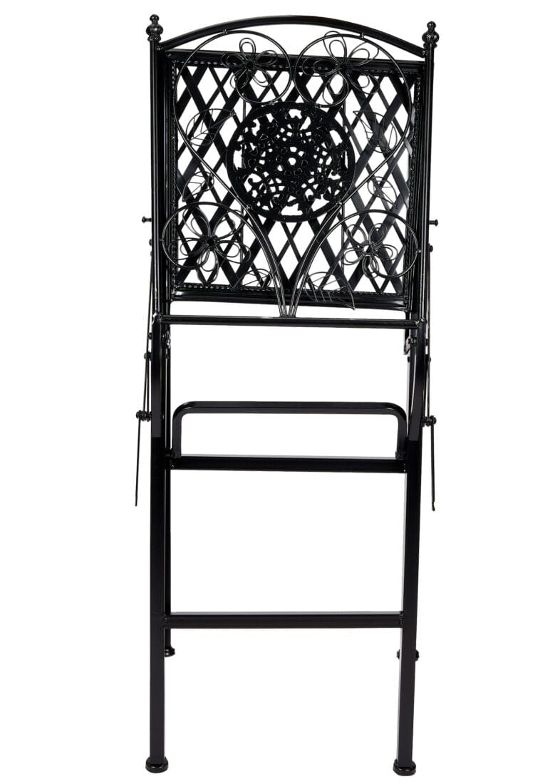 Chivari Barcelona Bistro Barstool Black with Square Seat and Back by Chivari BBBMB-AX-T