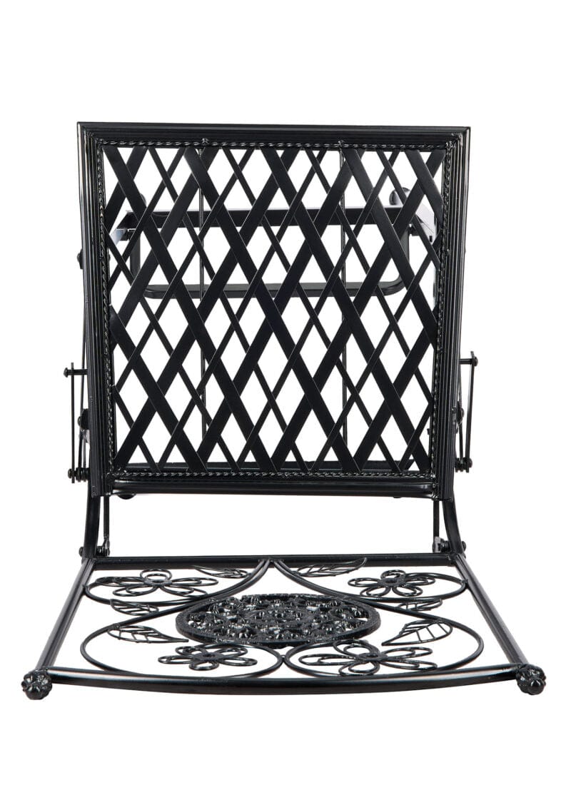 Chivari Barcelona Bistro Barstool Black with Square Seat and Back by Chivari BBBMB-AX-T