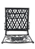 Chivari Barcelona Bistro Barstool Black with Square Seat and Back by Chivari BBBMB-AX-T