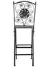 Chivari Barcelona Bistro Barstool Black with Square Seat and Back by Chivari BBBMB-AX-T