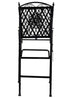 Chivari Barcelona Bistro Barstool Black with Square Seat and Back by Chivari BBBMB-AX-T