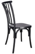 Chivari Matte Black ToughResin™ Willow Chair CWRB-ZG-T