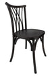 Chivari Black ToughWood™ Willow Chair CWWB-AX-T
