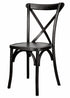 Chivari Black ToughWood™ Cross Back Chair CXWB-AX-T