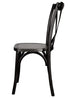 Chivari Black ToughWood™ Cross Back Chair CXWB-AX-T
