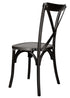Chivari Black ToughWood™ Cross Back Chair CXWB-AX-T