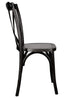 Chivari Black ToughWood™ Cross Back Chair CXWB-AX-T