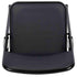 Chivari Black Metal Folding Chair with Black Vinyl Cushion CFMVBB1-CX-T