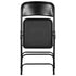 Chivari 48 Black Metal Folding Chairs + 6  Heavy DutyPlastic 72x30 Banquet Tables + Hybrid Folding Chair and Banquet Table  Cart CFMBL-48-6RT-KT