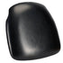 Black Vinyl 1.75" Thick Cross Back Cushion with SlipNot™ Technology