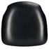 Black Vinyl 1.75" Thick Cross Back Cushion with SlipNot™ Technology