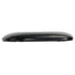 Black Vinyl 1.75" Thick Cross Back Cushion with SlipNot™ Technology