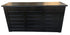 Chivari 7' Black Portable Folding Bar with HPL Top and Durable Rubber Edge BAR-FOLD-84KT-BLK-AX-T
