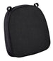 Chivari Black with Black Piping 2.5" Thick Chair Cushion - World's Best Cushions CUSHBST-BB-AX-T