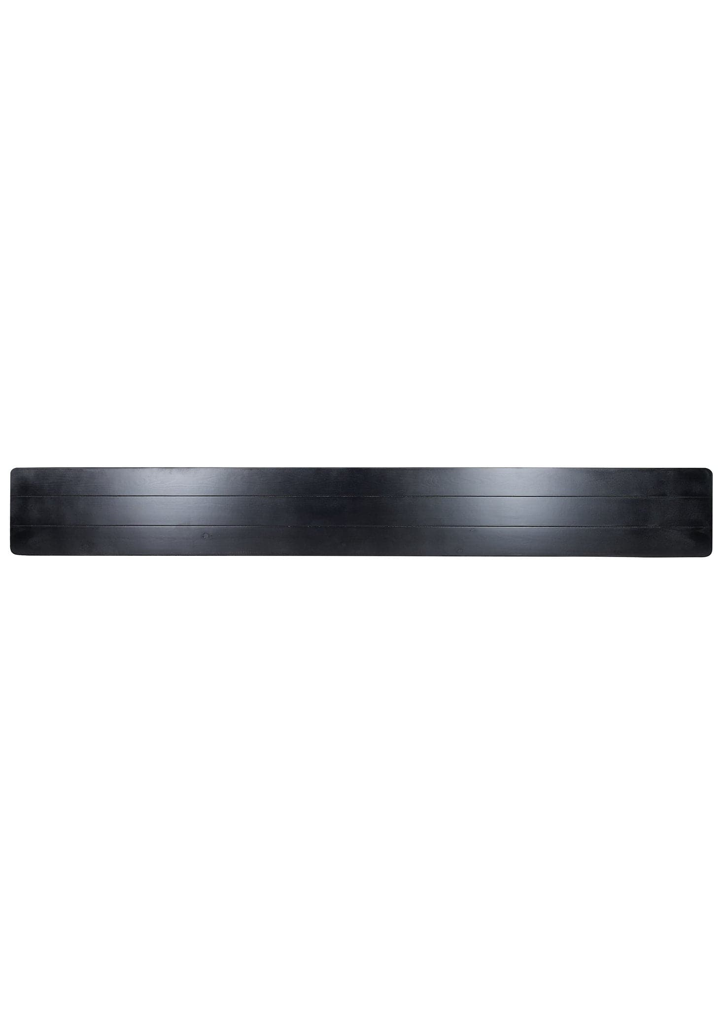 Chivari Black 8 Foot (96″ x 12″) Rectangle Farmhouse Table Bench TFARM-BENCH-9612-BLACK-AX-T