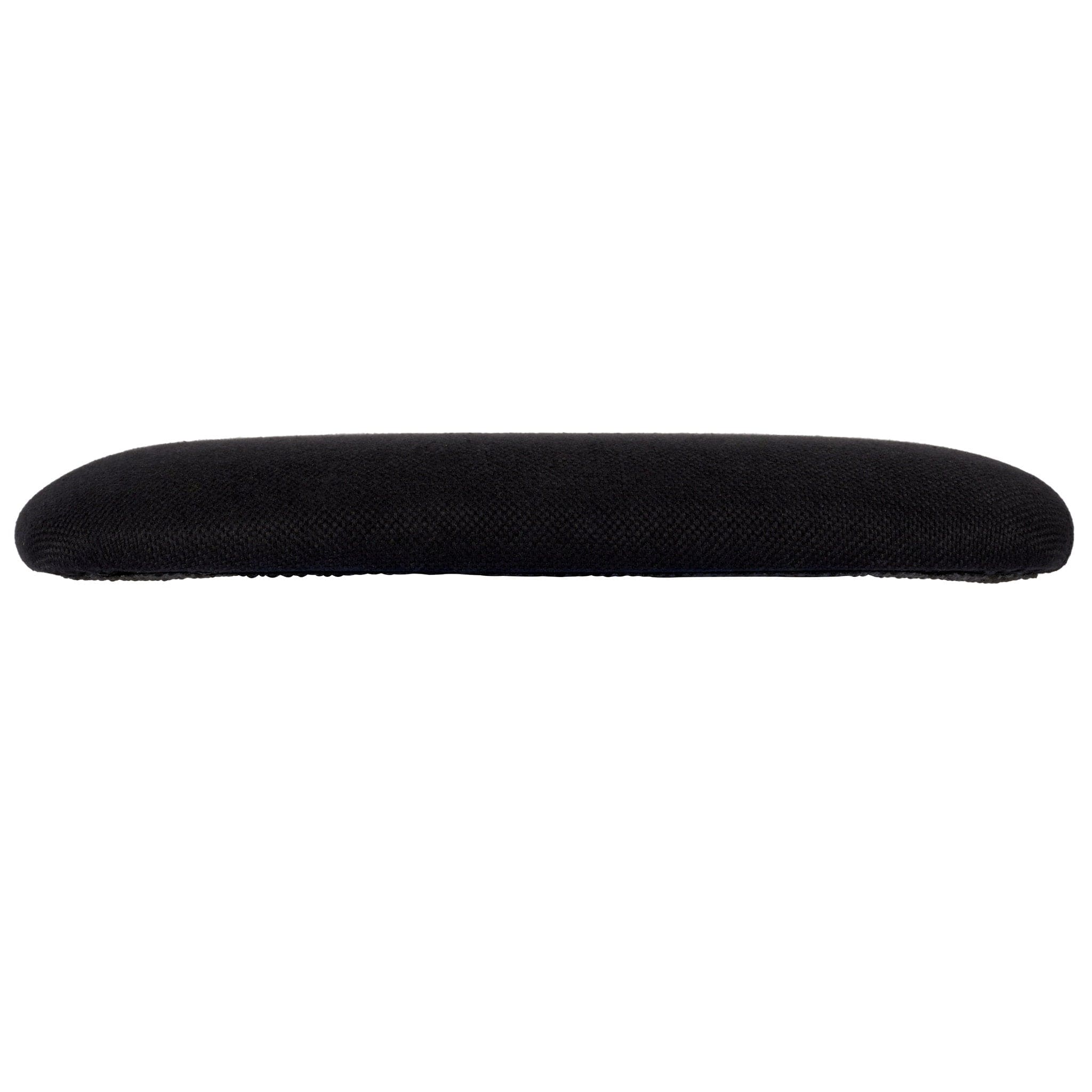 Chivari Black 1.75" Thick Fabric Panel Back Chiavari Chair Cushion and SlipNot™ Technology CUSHPANFAB-BLK-A