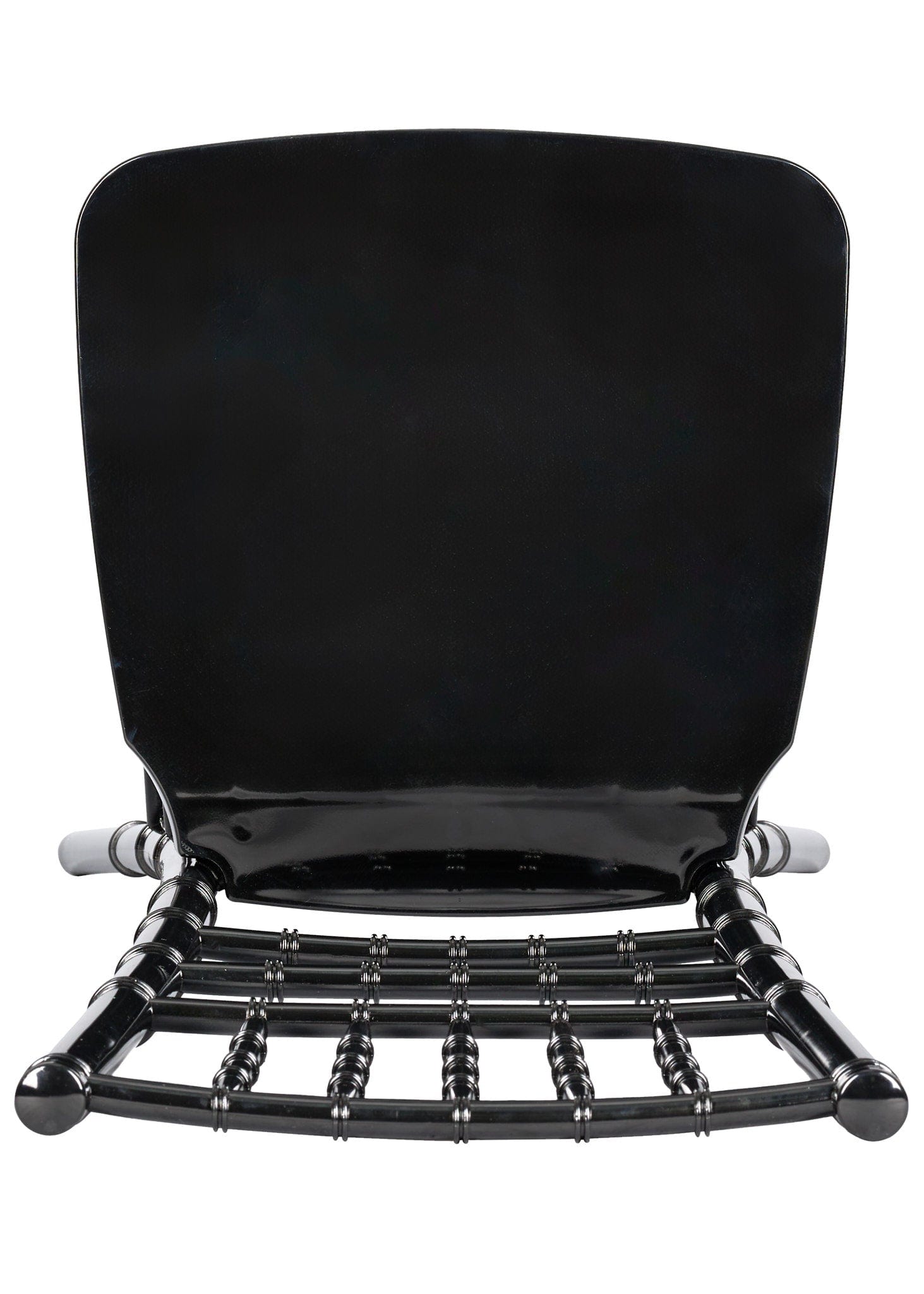 Chivari Black Resin Steel Skeleton™ Chiavari Barstool BCRB-ST-AX-T