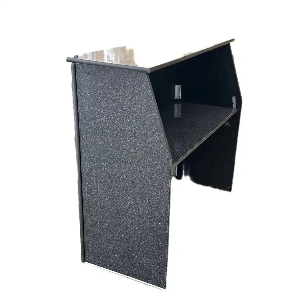 Chivari Black Marble 42" Tall x 48" Long Portable Folding Bar Laminate Surface BAR-FOLD-48-BMBL-AX-T