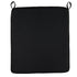 Chivari Black 1.5" Thick Bamboo Folding Chair Cushion CUSHSTRAPBAMBLA-HU-T